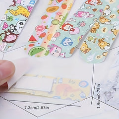 120pcs Kids Animal Bandages Waterproof Sterile Stickers