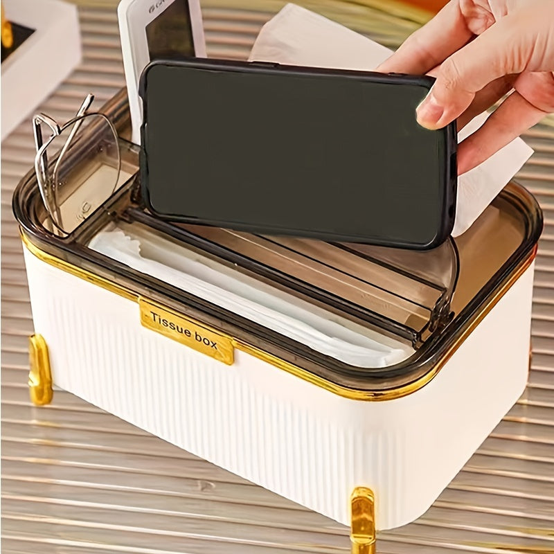 Multifunctional Tissue Box Remote Control Holder