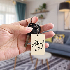 80PCS Rectangle Wood Blanks Keychain Set DIY Christmas Decor