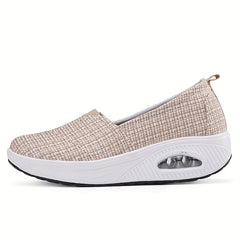 Sunflower Slip On Running Shoes with Shock Absorption