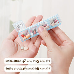 7-Day Pill Organizer 4 Times Daily Portable Case