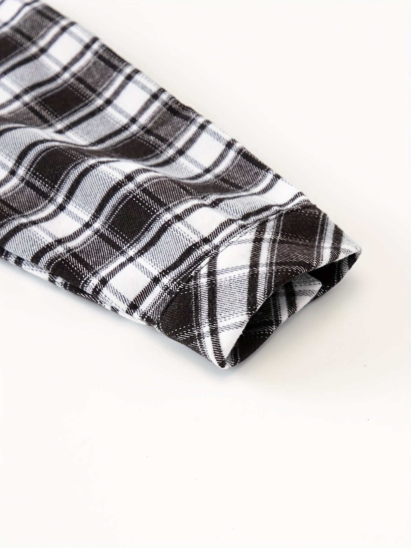 Kids Boys THE FUTURE IS Letter Print Plaid Shirts Long Sleeve Button Down Tops