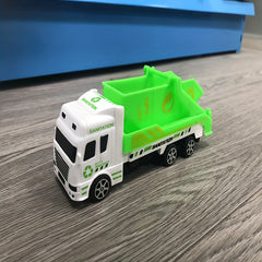 Large Pull Back Sanitation Car Model Toy