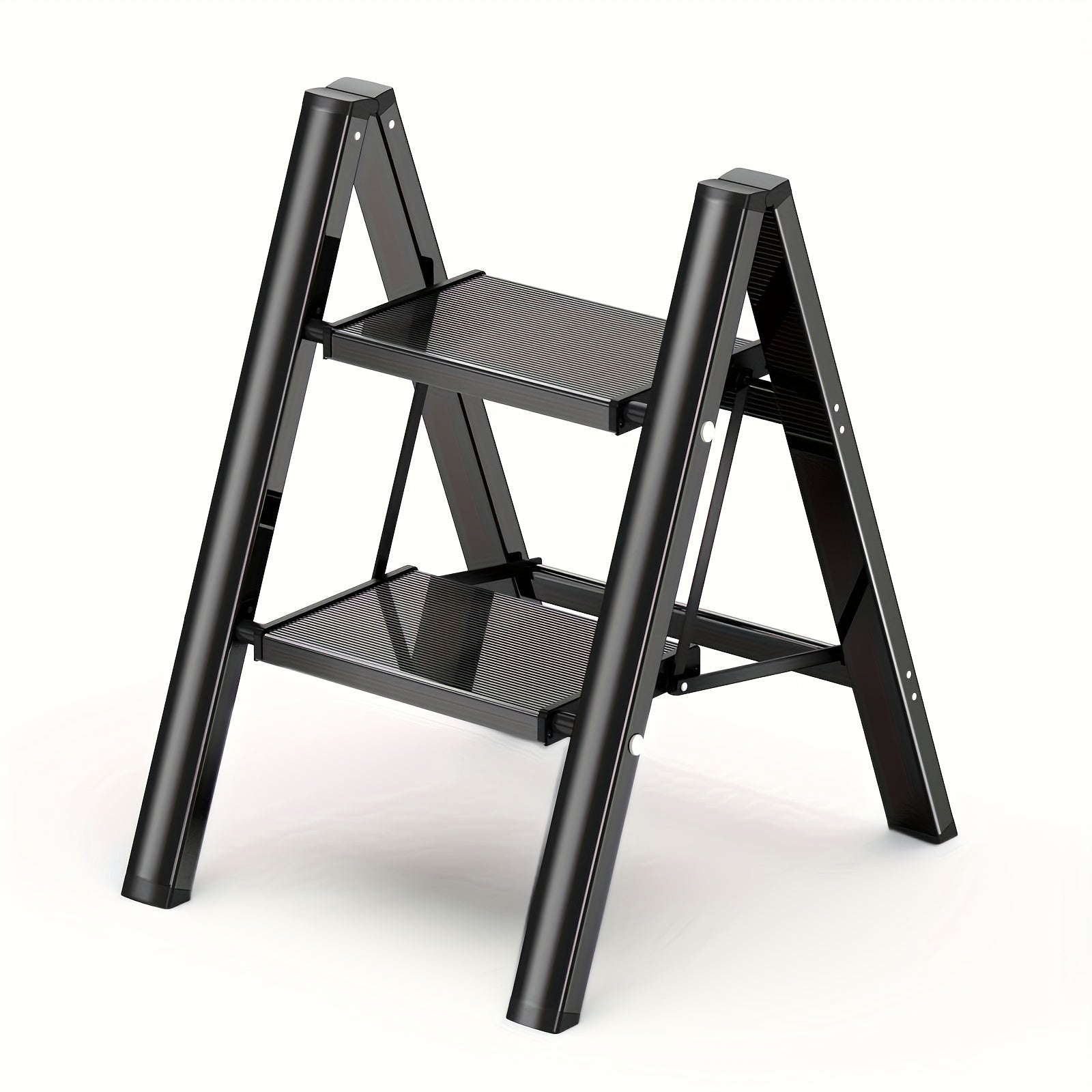 Thickened Folding Two-step Ladder Carbon Steel Sturdy Durable Non-slip Pedal