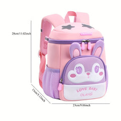 Kindergarten School Bag Girls Anti-lost Backpack Lightweight Spine Protection