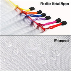30 Mesh Zipper Pockets for Cross Stitch and Organized Storage