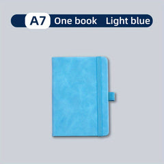 A7 Portable Notebook Soft Leather Cover 200 Pages