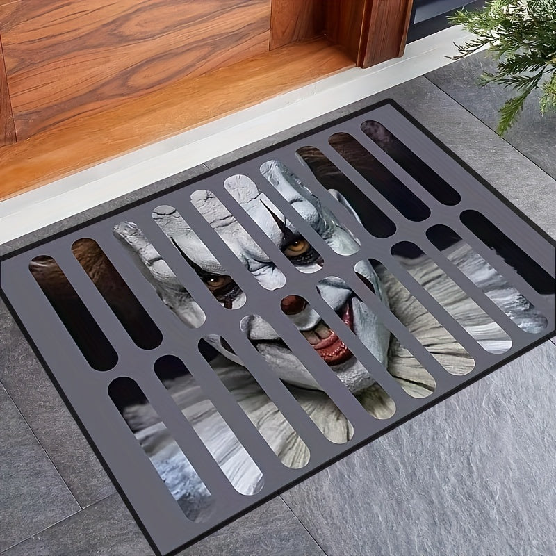 3D Sewer Clown Trap Bottomless Hole Anti Slip Floor Mats