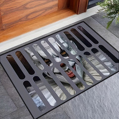 3D Sewer Clown Trap Bottomless Hole Anti Slip Floor Mats