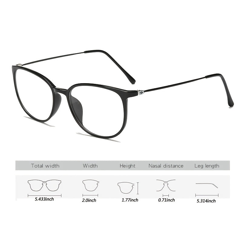 Vintage Square Frame Optical Glasses Artistic Myopia Glasses
