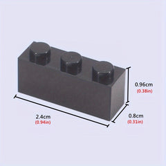 20pcs Sixteen Colors Building Blocks High Wall Bricks DIY Scenery Toys