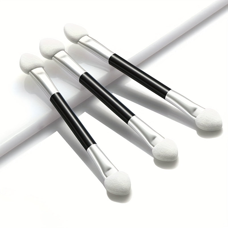 4pcs Double Head Eyeshadow Applicators Makeup Brush Sponge