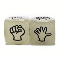 2pcs Funny Luminous Dice for Guessing Game and Drinking, Party Bar
