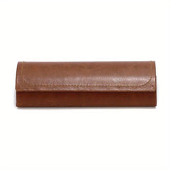 Hard Shell Eyeglass Cases PU Leather Vintage Pattern Glasses Protective