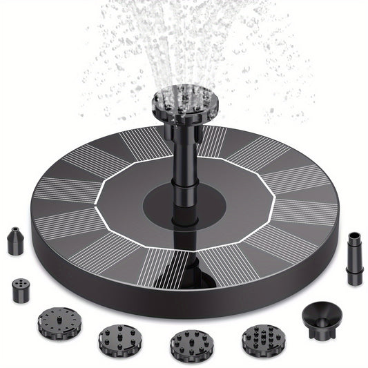 Solar Fountain Pump 3.5W for Bird Bath with 6 Nozzles