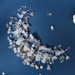 Crystal Headband with Comb Bridal Hair Accessories