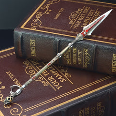 Mini Lance Halberd Spear Pendant Key Chain Weapon Model Toy Pendant