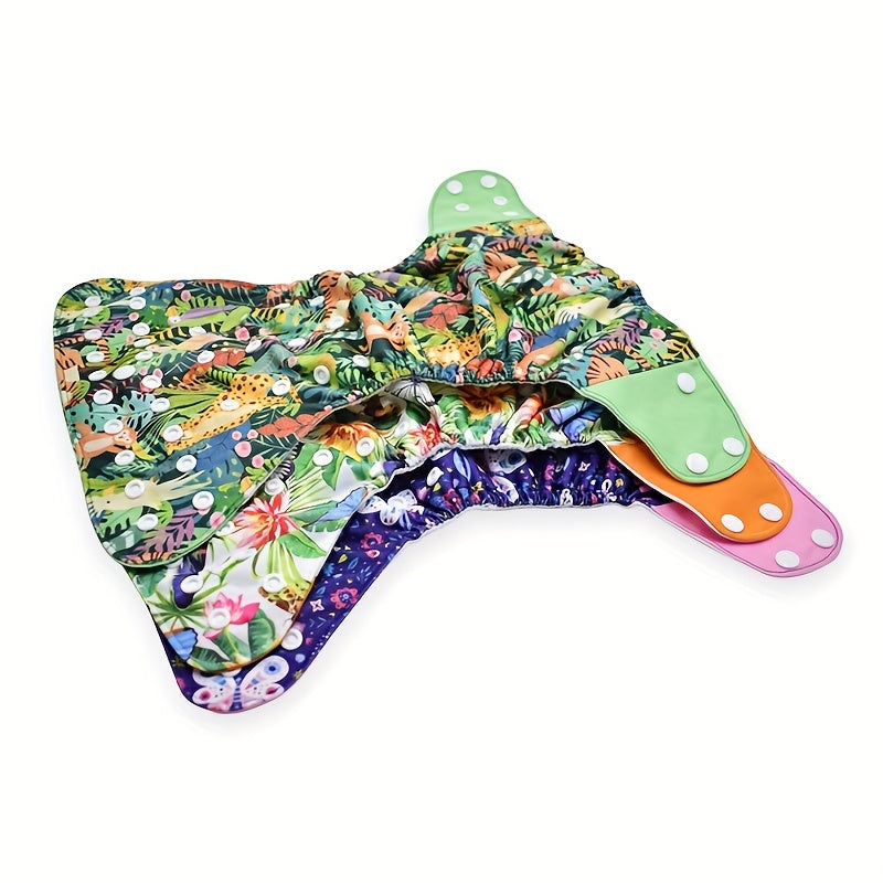 Adjustable Reusable Baby Cloth Diaper 3-15kg Boys & Girls