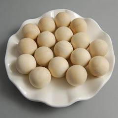 Wooden Balls Unfinished Round Wood Balls for Crafts DIY Projects