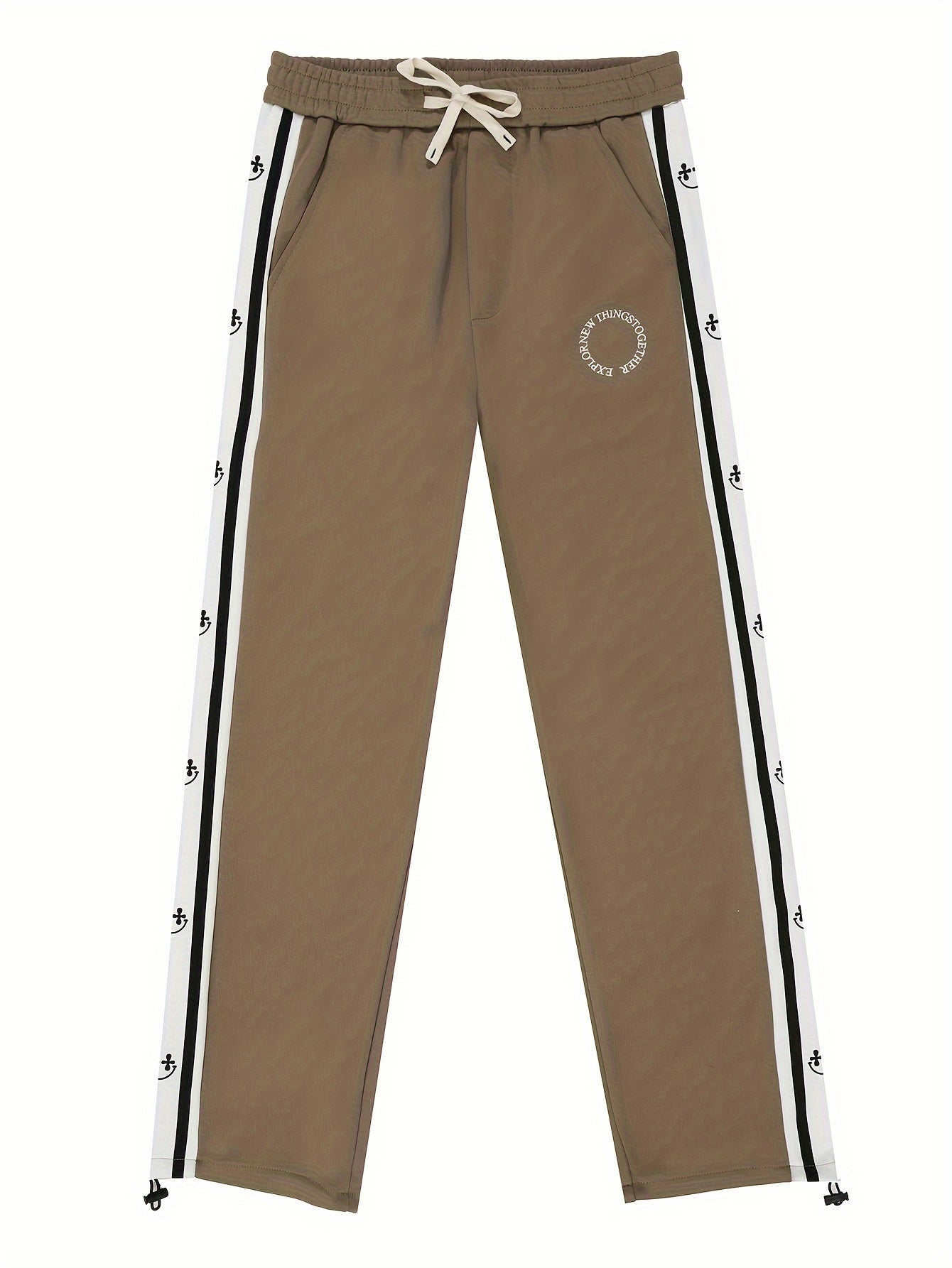 Men's Active Loose Pants With Pockets Outdoor Fitness Trousers