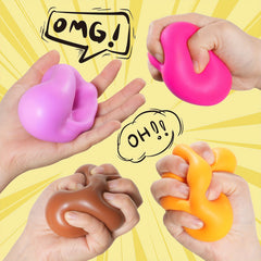Slow Rising Ball Fidget Toys for Kids Squishy Sensory Balls