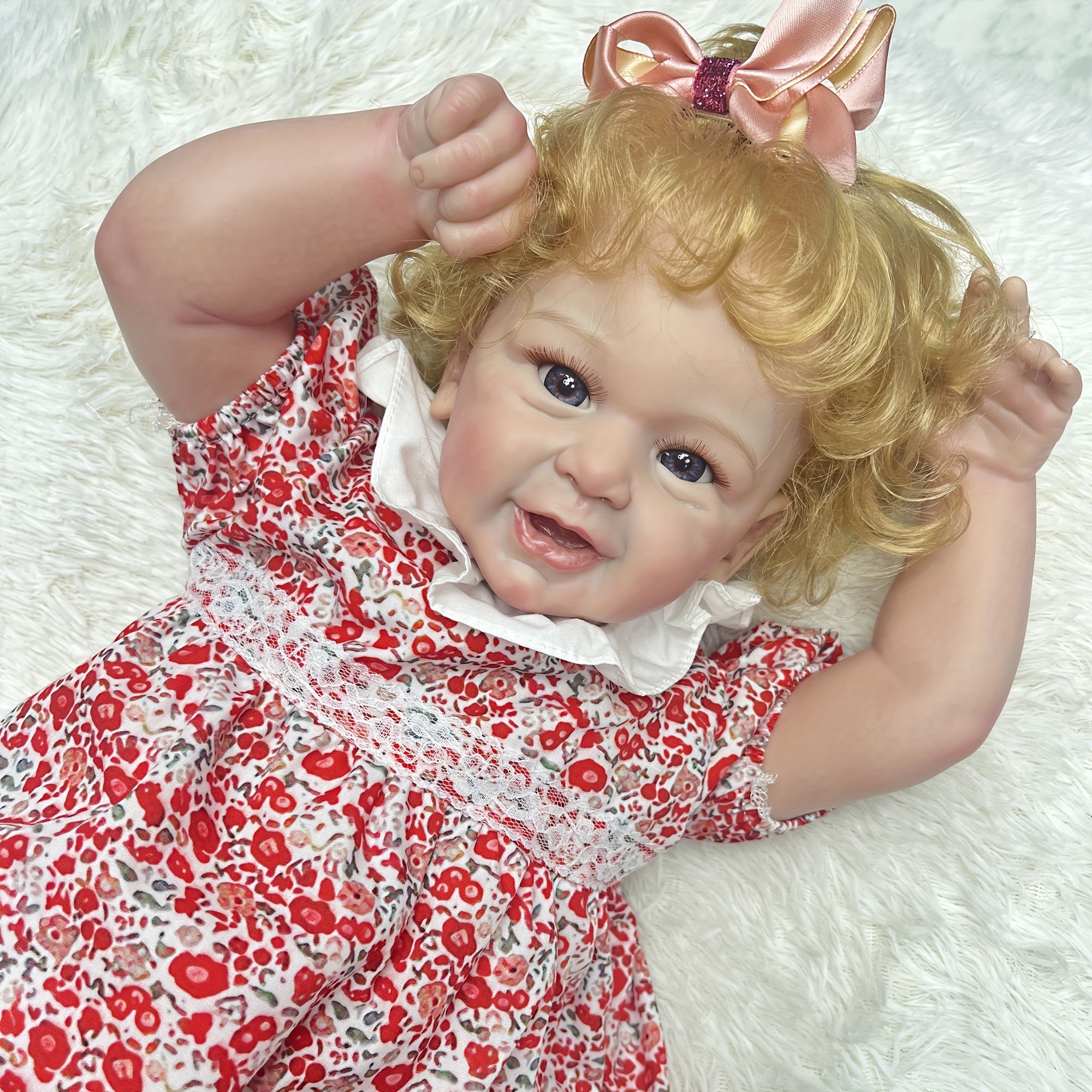 55 Doll With Clip Reborn Dolls Painted Lifelike Reborn Dolls With Rooted Hair