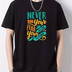 Men's Cotton Graphic Crew Neck Active T shirt
