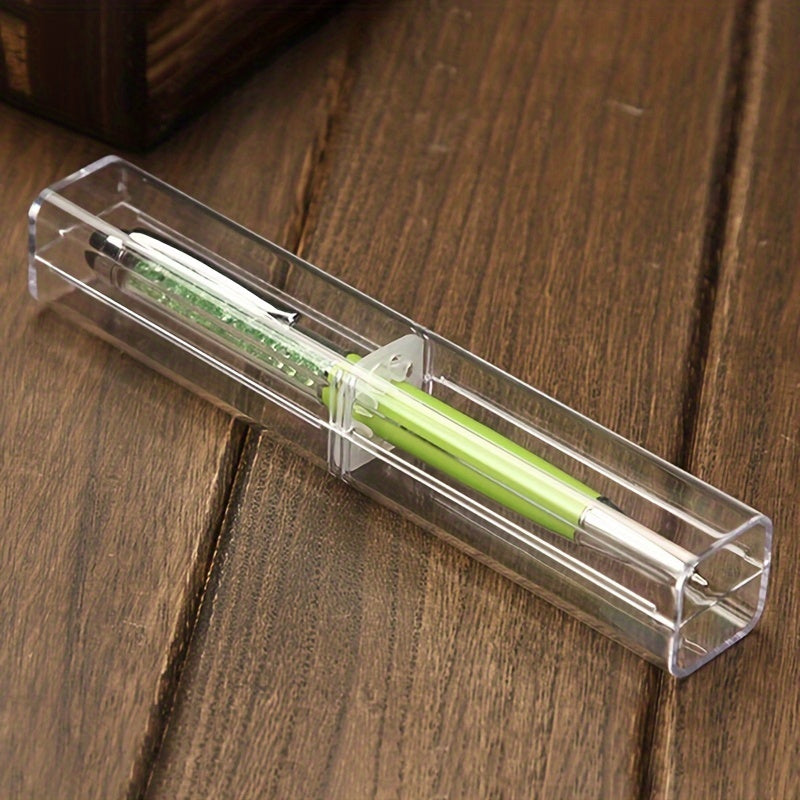 1pc Box Case Pen Storage Box Stationery Organizer School Office Use