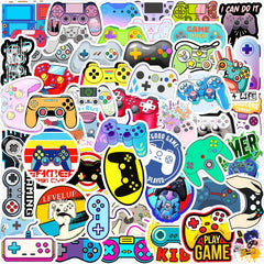 50pcs Game Console Doodle Waterproof Stickers Laptop Travel DIY Toys