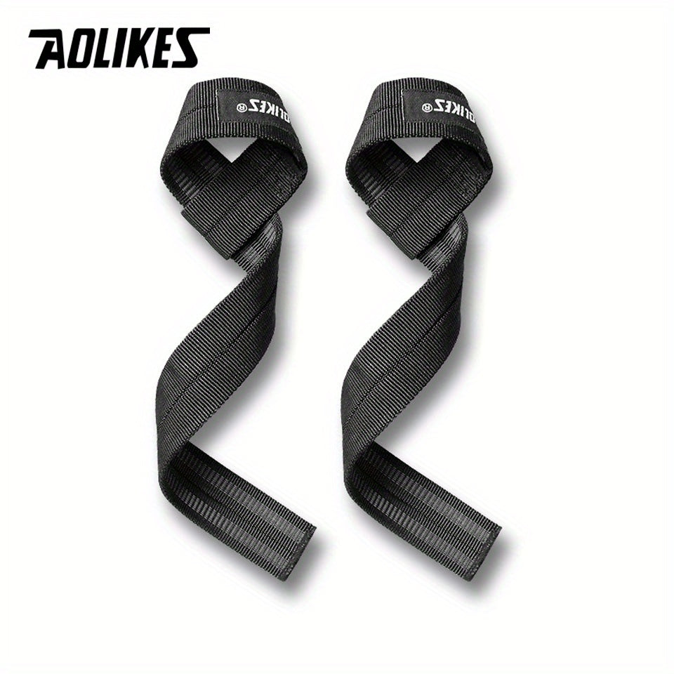 Aolikes 1 Pair Lifting Wrist Straps for Weightlifting Powerlifting