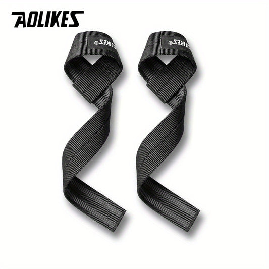 Aolikes 1 Pair Lifting Wrist Straps for Weightlifting Powerlifting