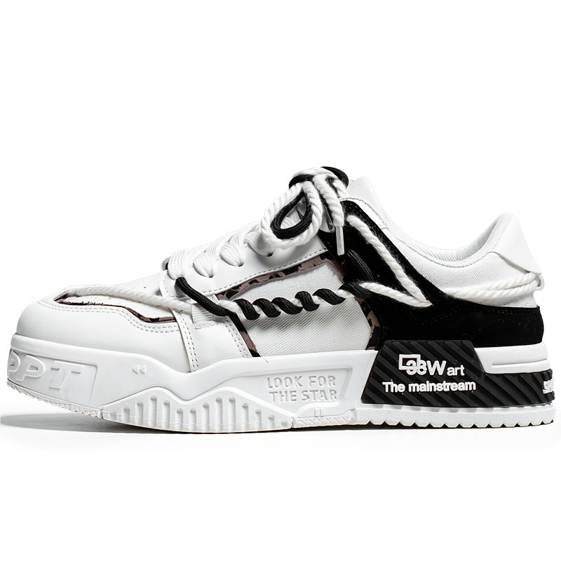 Men's Platform Skate Shoes Lightweight Non slip Sneakers