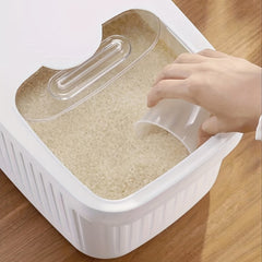 Airtight Rice Dispenser 1pc Clear Large Capacity Container