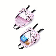 Pink Cartoon Unicorn Kids Backpack - Lightweight with Adjustable Straps