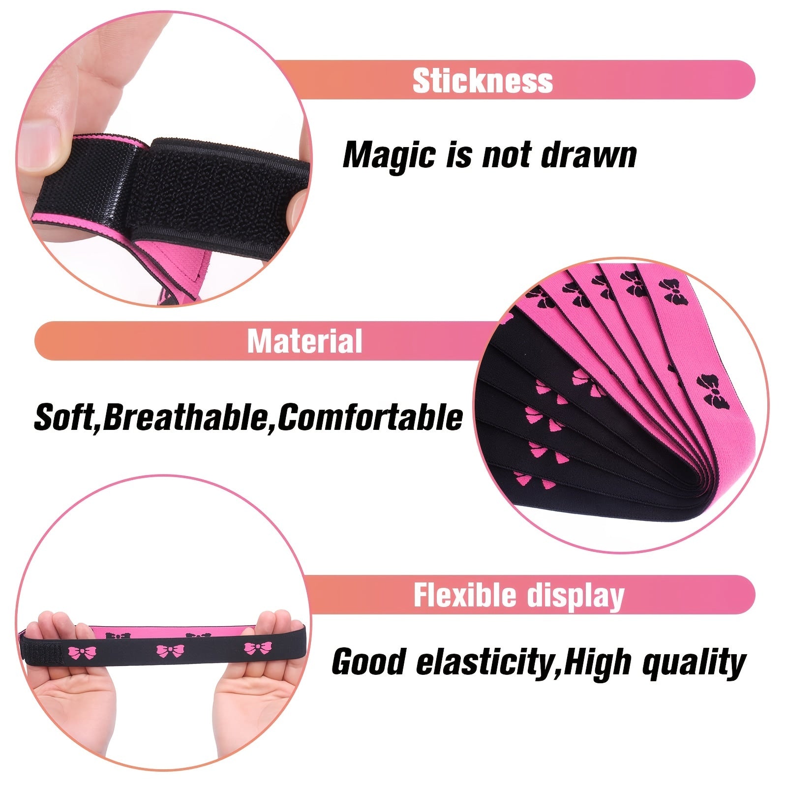 Melt Frontal Lace Elastic Bands For Wig Edge