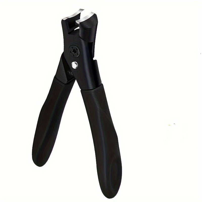 Stainless Steel Nail Clippers with Anti Splash Cover for Thick Nails
