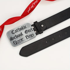 Men's PU Leather Buckle Belt for Outdoor Party Holiday