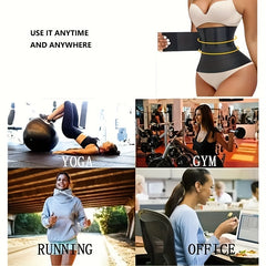 Breathable Elastic Waist Resistant Belt Yoga Fitness Sports Trainer For Women