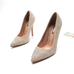 Women's Rhinestone High Heeled Pumps