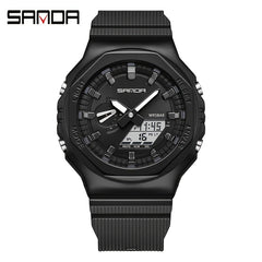 Sanda Boy's Metal Sports Watch Glow Functional Gift