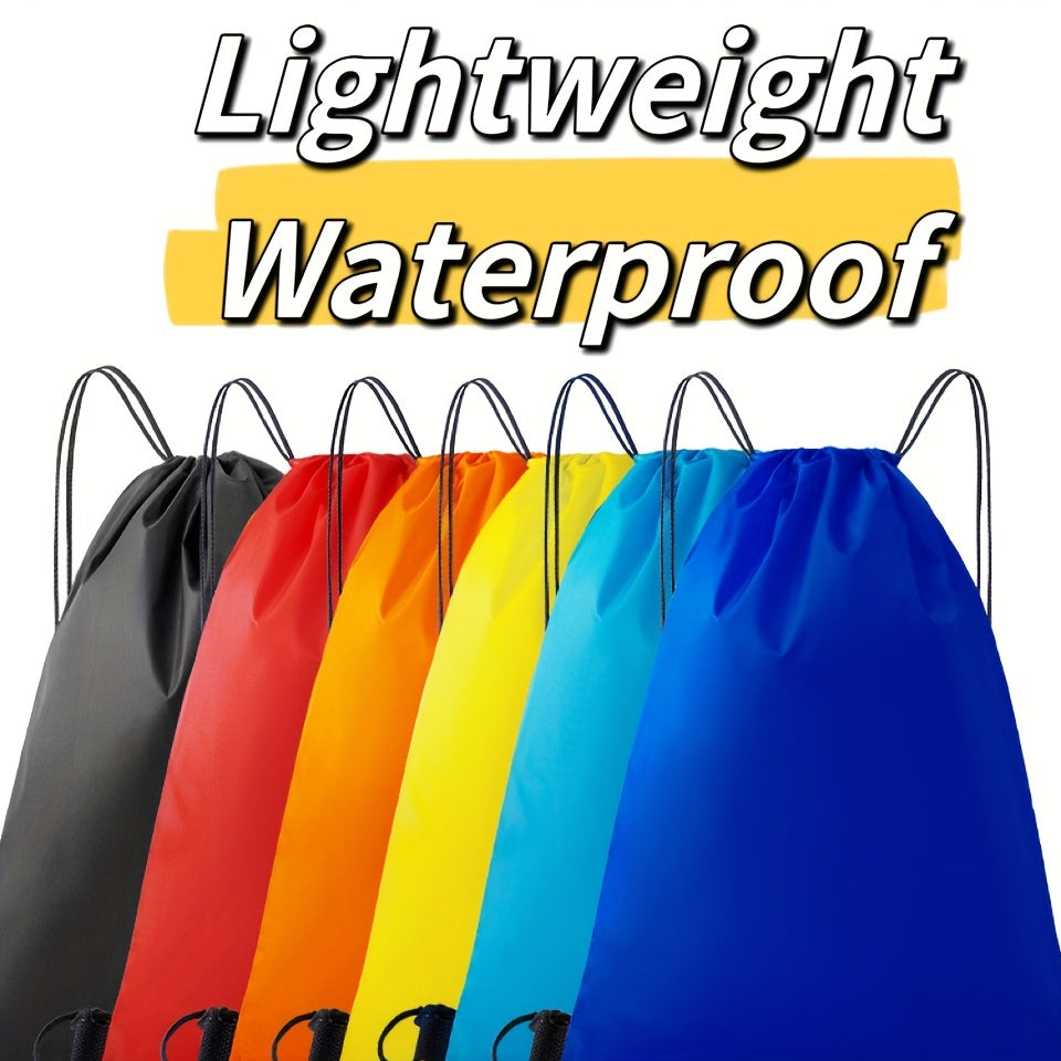 Waterproof Drawstring Backpack for Gym Sports - Men & Women