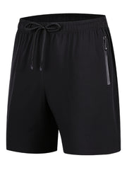 Men's Quick Dry Sport Shorts with Zip Pocket