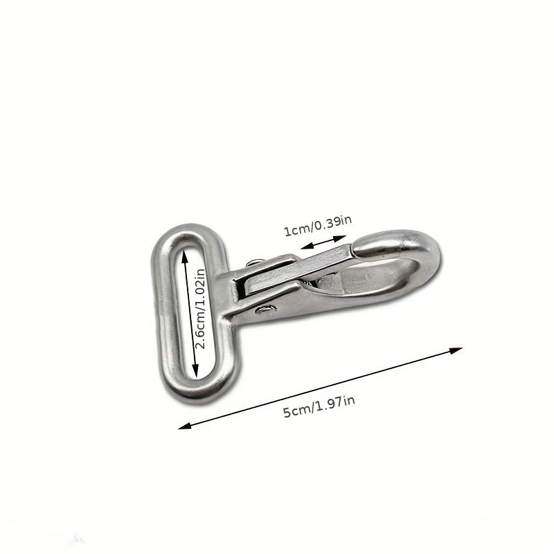Marine 316 Stainless Steel Snap Hook for Boats Heavy Duty Fixed Loop Snap