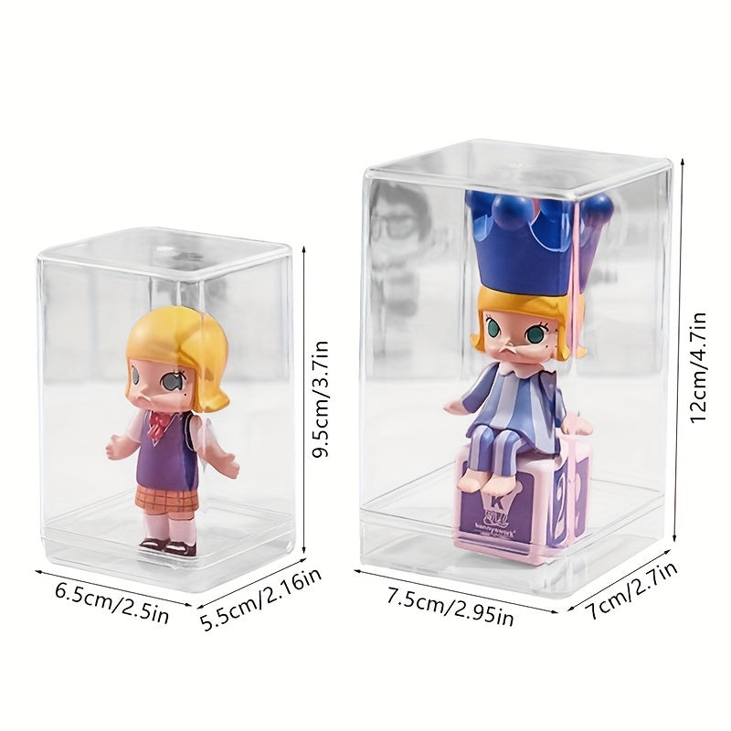 Small Model Storage Box Dust Proof Case Transparent Showcase Organizer