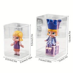 Small Model Storage Box Dust Proof Case Transparent Showcase Organizer