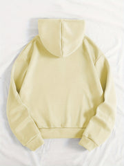 Winter Plus Fleece Coat Women's Hooded Sweatshirt