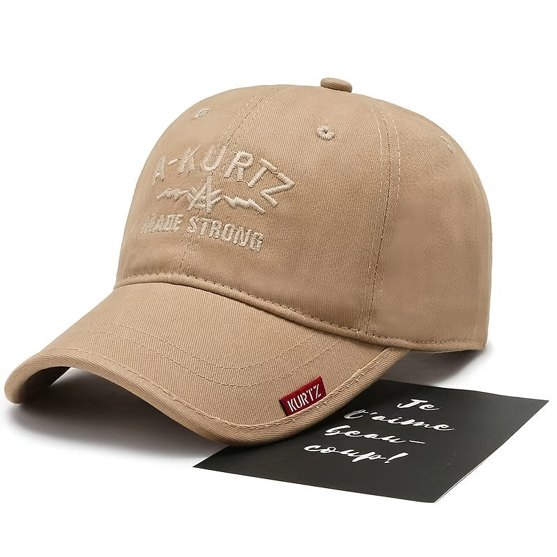 Casual Embroidered Baseball Cap Peaked Cap