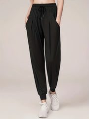 High Waist Jogger Pants Stretchy Running Trousers Women's Activewear