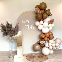 22pcs 25.4cm Brown Matte Thickened Latex Balloon Wedding Party Decoration