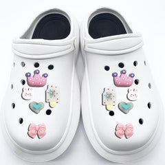 12pcs Rabbit Shoe Charms For DIY Shoes Pins - Kids Boys Girls Teens Men Women
